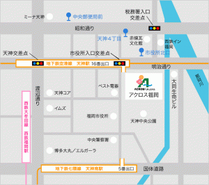 福岡会場地図